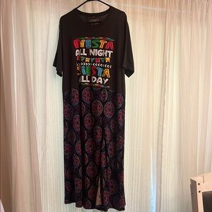 Colorful Graphic Maxi Dress
